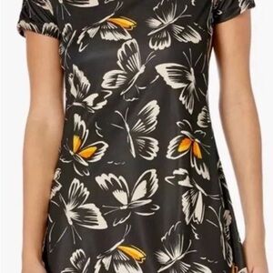 adidas Black Butterfly Print Tee